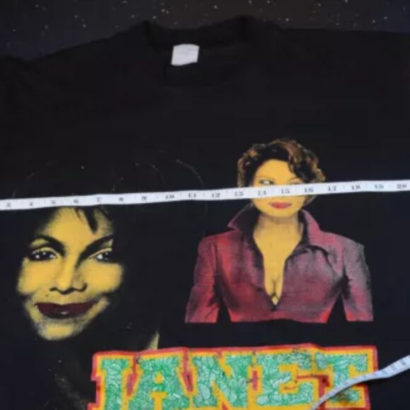 Vintage 1990s Janet Jackson Poetic Justice Bootleg Rare Rap Tee‎ Men's Size XL - Picture 10 of 10